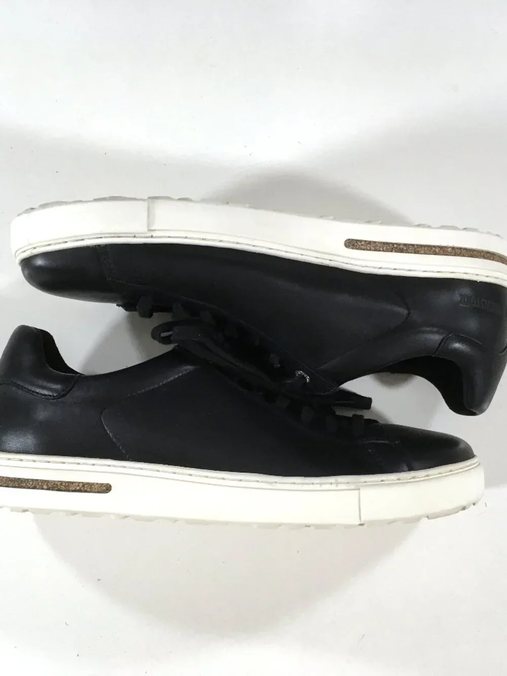 Birkenstock Bend Low Lace Up Sneakers EUR 43 US Mens Size 10 Black Leather
